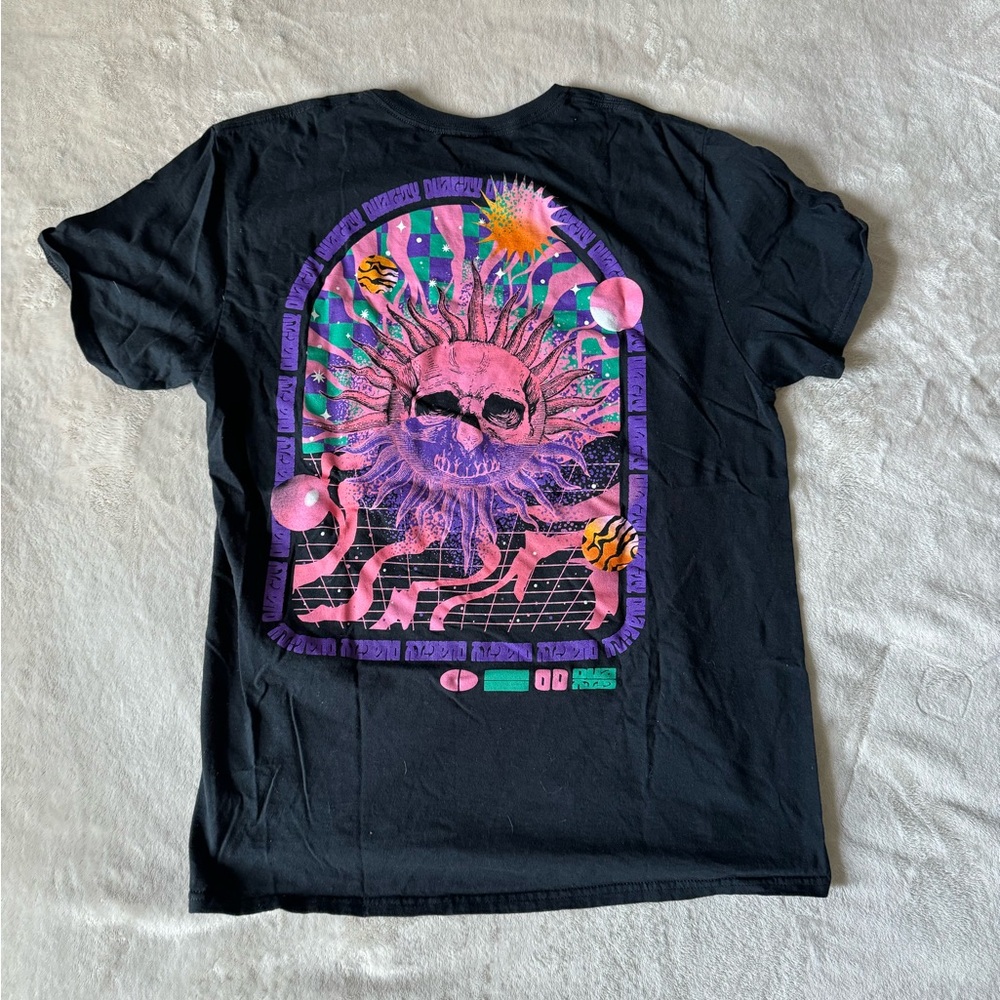 Black Graphic Men's Shirt
